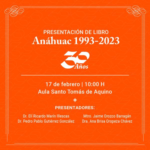 Presentación del Libro del 30 Aniversario