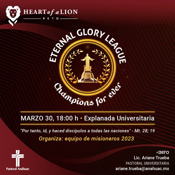Reto Heart of a Lion: Eternal Glory League