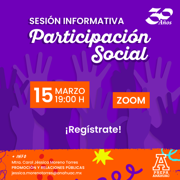 Ver en pantalla completa Sesión Informativa: Participación Social