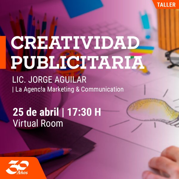 Ver en pantalla completa Taller de Creatividad Publicitaria