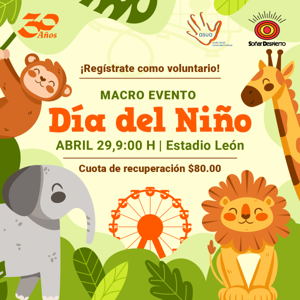Ver en pantalla completa Macro Evento del Día del Niño