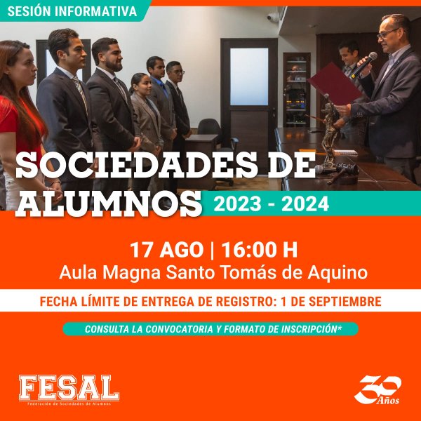 Ver en pantalla completa Sociedades de Alumnos 2023-2024