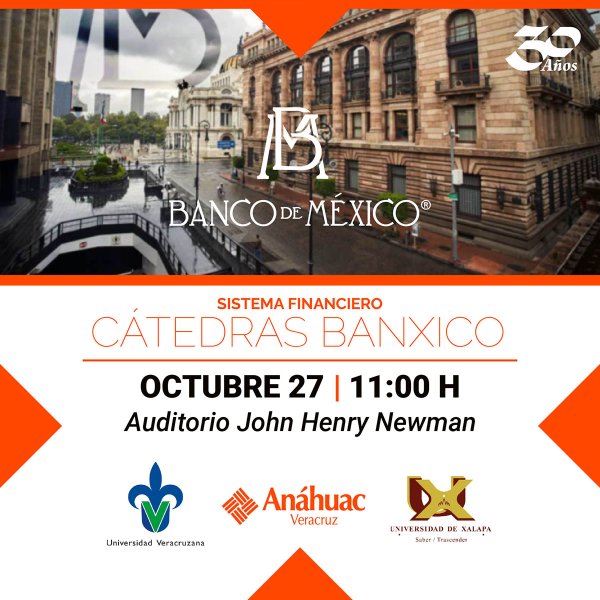 Ver en pantalla completa Cátedras Banxico: Sistema Financiero