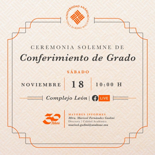 Ver en pantalla completa Conferimiento de Grado