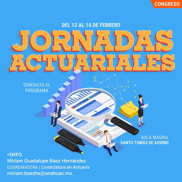 Ver en pantalla completa Jornadas Actuariales