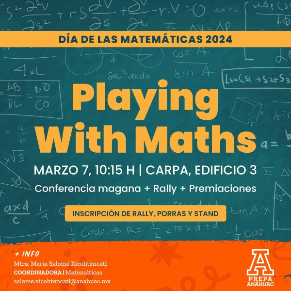 Playing With Maths: Rally 2024
