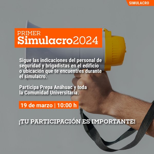 Ver en pantalla completa Primer Simulacro 2024
