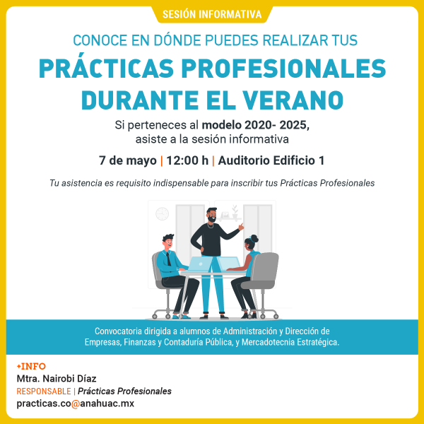 Ver en pantalla completa Sesión informativa de Prácticas Profesionales de Verano