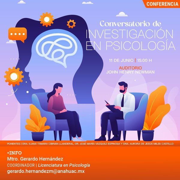 Ver en pantalla completa Conversatorio de Investigación en Psicología