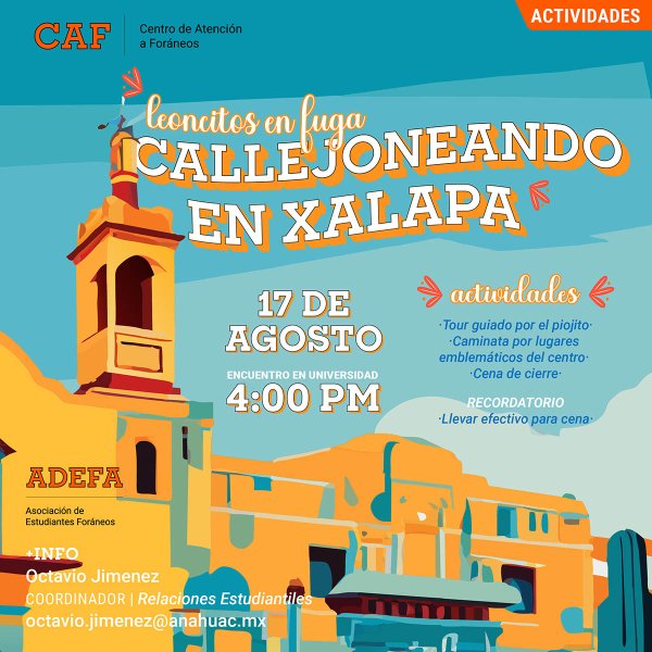 Ver en pantalla completa Callejoneando en Xalapa