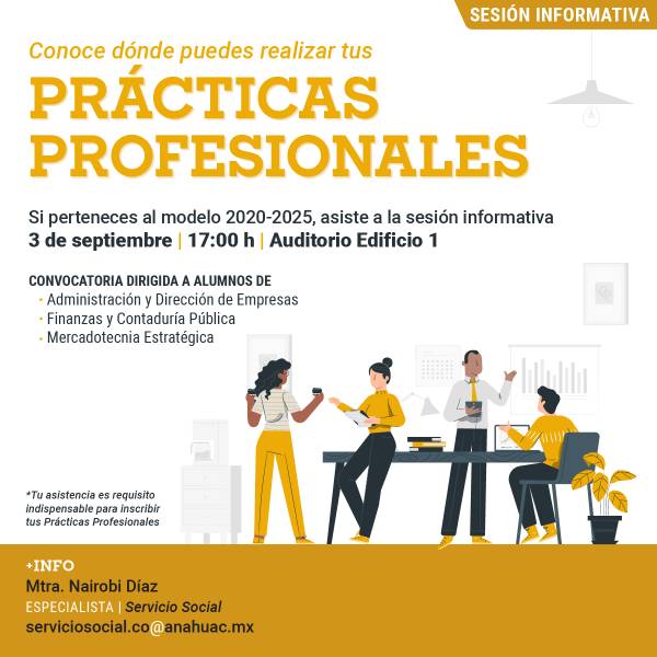 Prácticas Profesionales: Sesión informativa
