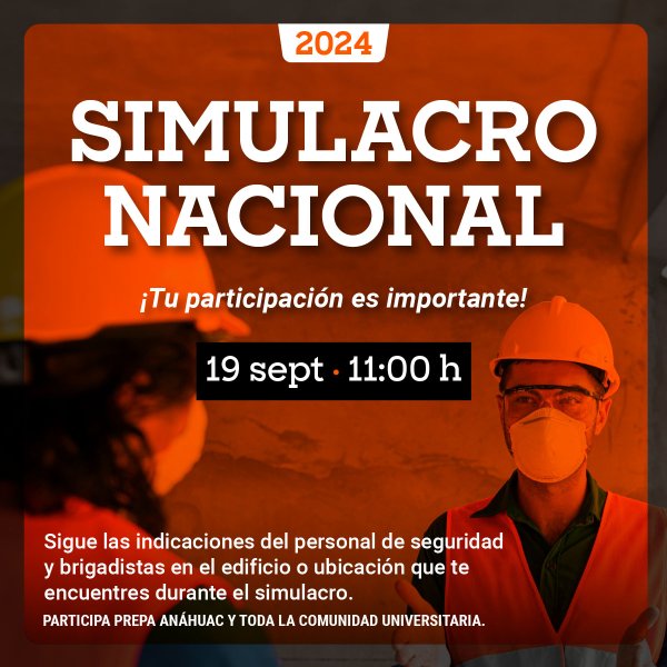 Ver en pantalla completa Simulacro Nacional 2024