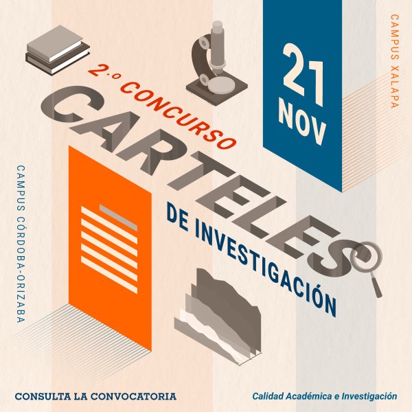 Ver en pantalla completa 2.o Concurso de Carteles de Investigación: Convocatoria