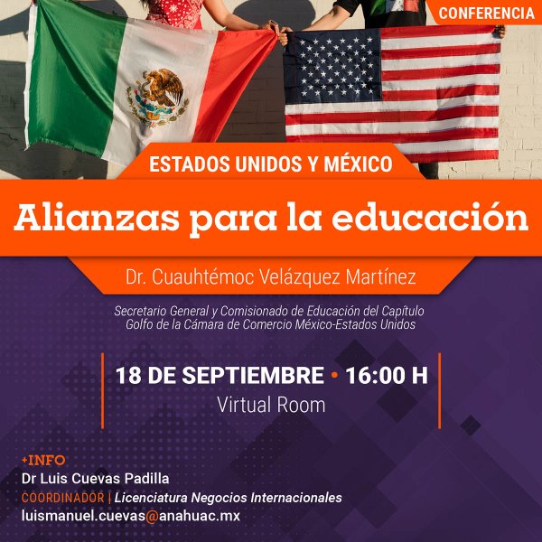 Ver en pantalla completa Estados Unidos y México: Alianzas para la Educación