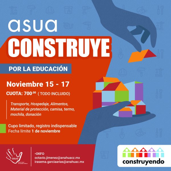 Ver en pantalla completa ASUA Construye: Por la Educación