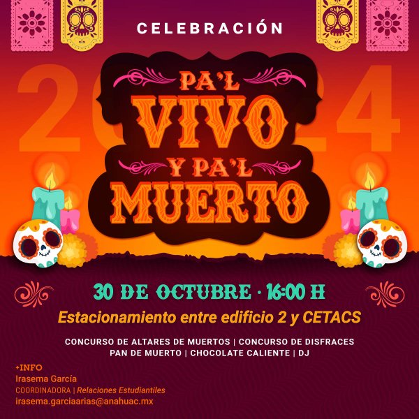 Ver en pantalla completa Celebración Pa'l Vivo y Pa'l Muerto