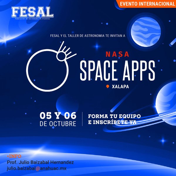 Ver en pantalla completa Nasa Space Apps
