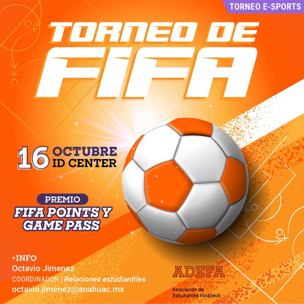 Ver en pantalla completa Torneo de FIFA ADEFA