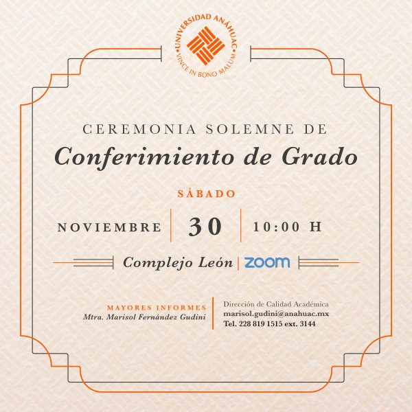Ver en pantalla completa Conferimiento de Grado