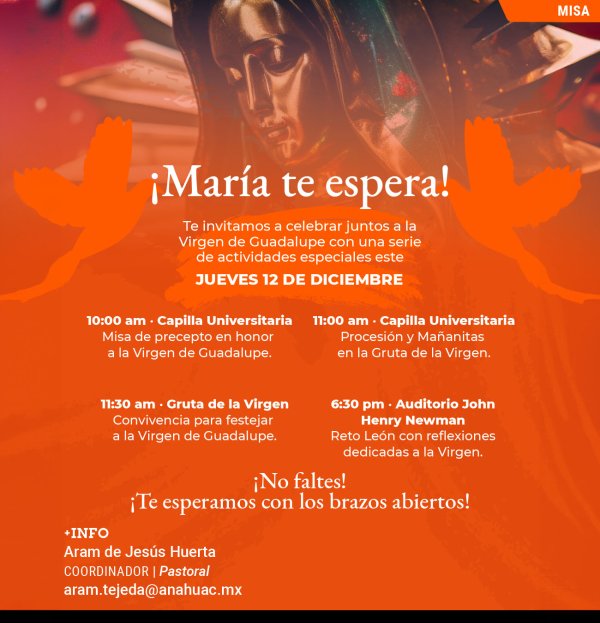 Ver en pantalla completa ¡María te Espera!