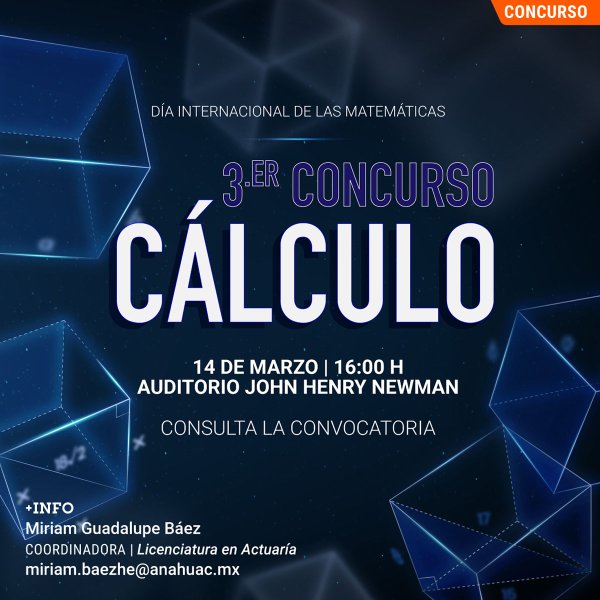Ver en pantalla completa Tercer Concurso de Cálculo