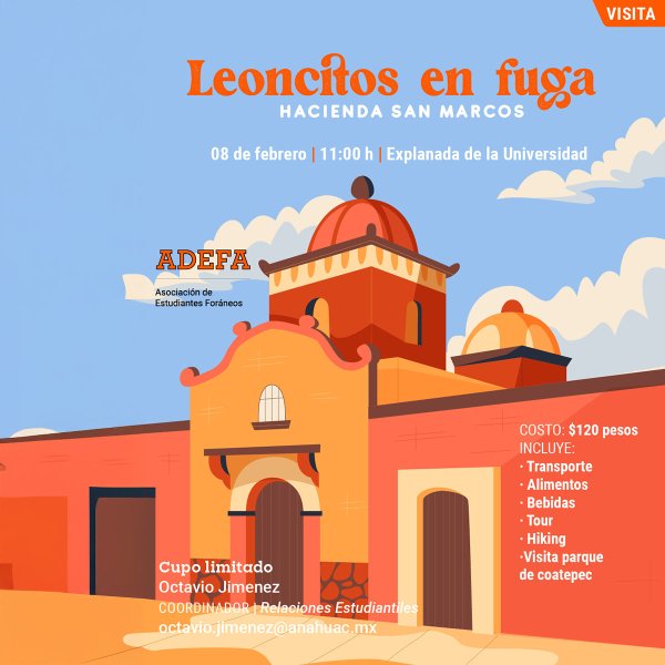 Ver en pantalla completa Leoncitos en Fuga: Visita Hacienda San Marcos