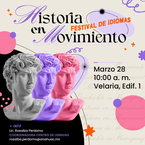 Ver en pantalla completa Festival de Idiomas: Historia en Movimiento
