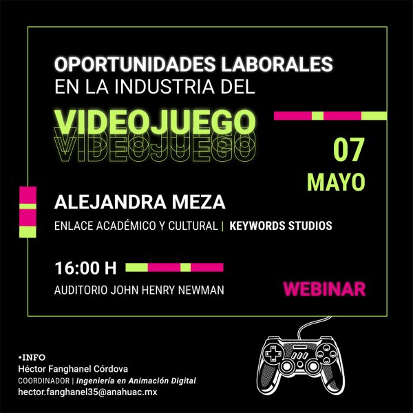 Ver en pantalla completa Oportunidades Laborales en la Industria del Videojuego