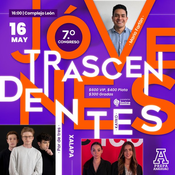 Ver en pantalla completa 7.° Congreso Jóvenes Trascendentes