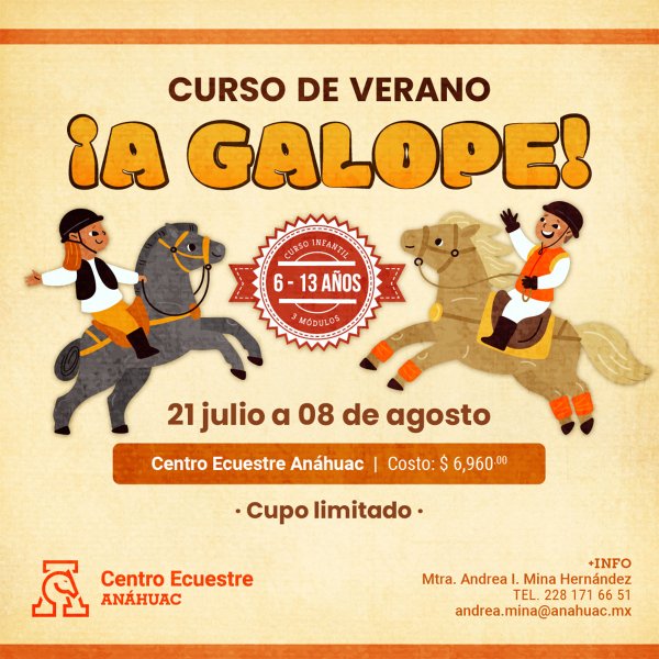 Ver en pantalla completa Curso de Verano: ¡A Galope!
