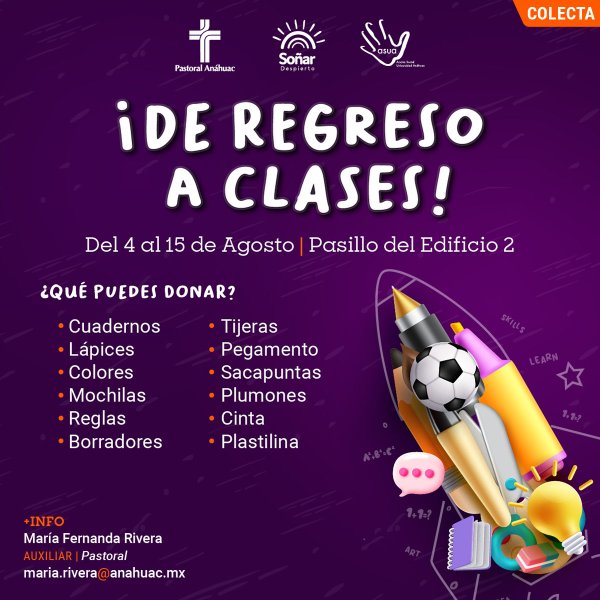 Ver en pantalla completa De Regreso a Clases