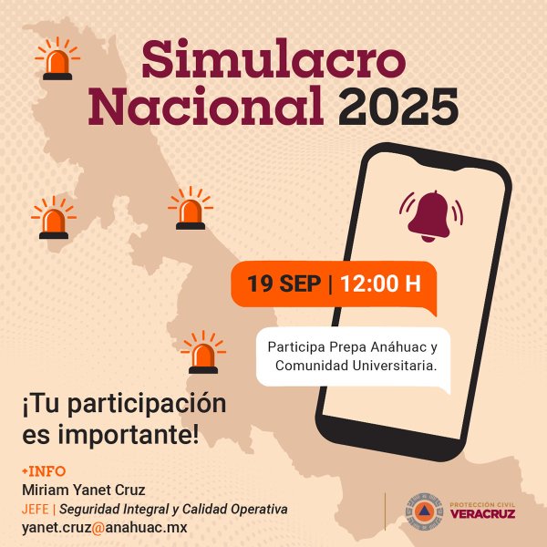 Ver en pantalla completa Simulacro Nacional 2025