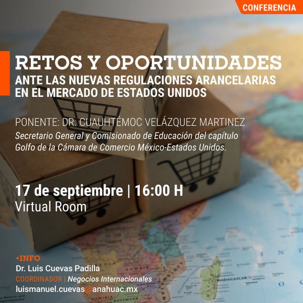 Ver en pantalla completa Retos y Oportunidades Ante Nuevas Regulaciones Arancelarias en EE.UU