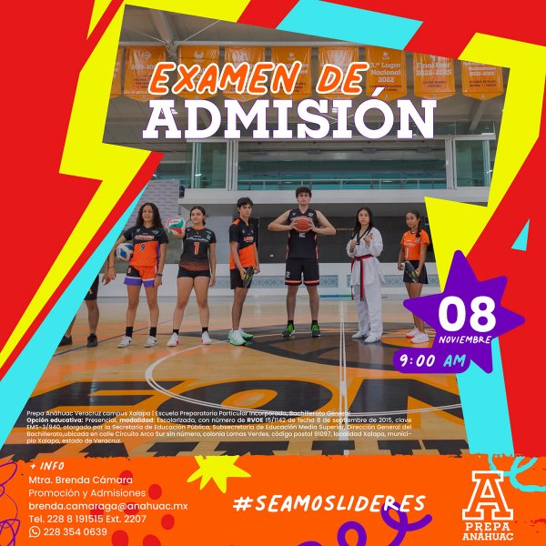 Ver en pantalla completa Examen de Admisión