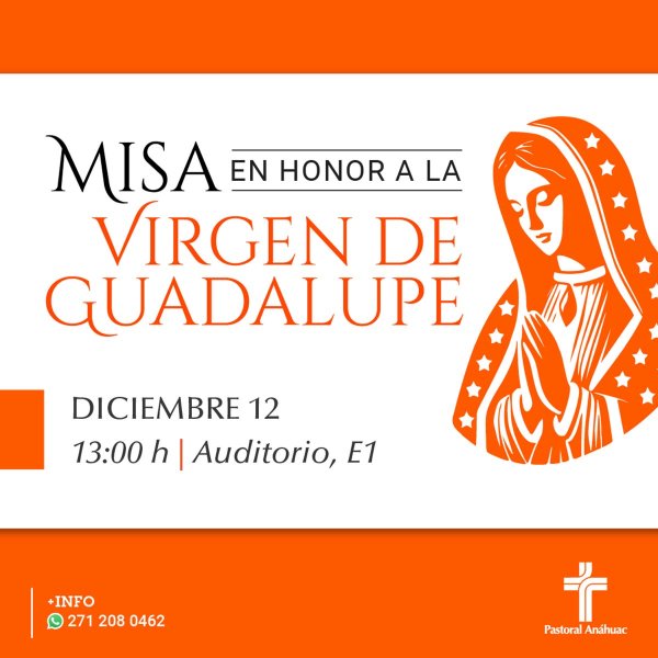 Misa en Honor a la Virgen de Guadalupe