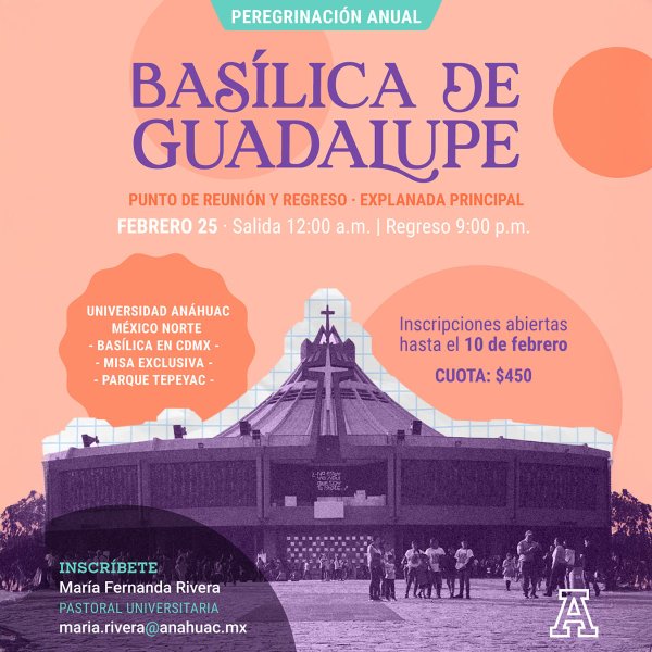 Peregrinación Anual a la Basílica de Guadalupe