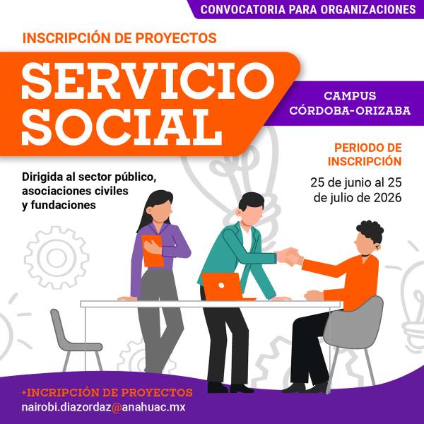 Servicio Social: Convocatoria para Organizaciones