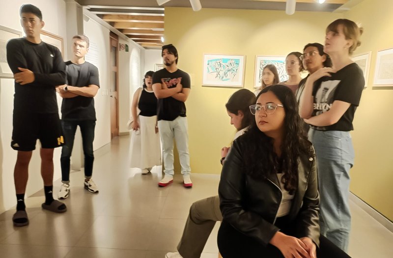 Visita Académica a la Galería Alba de la Canal 3 / 6 - Visita Académica a la Galería Alba de la Canal