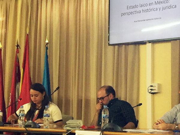 Alumna de Derecho participa en Jornadas Académicas de la Universidad Complutense
